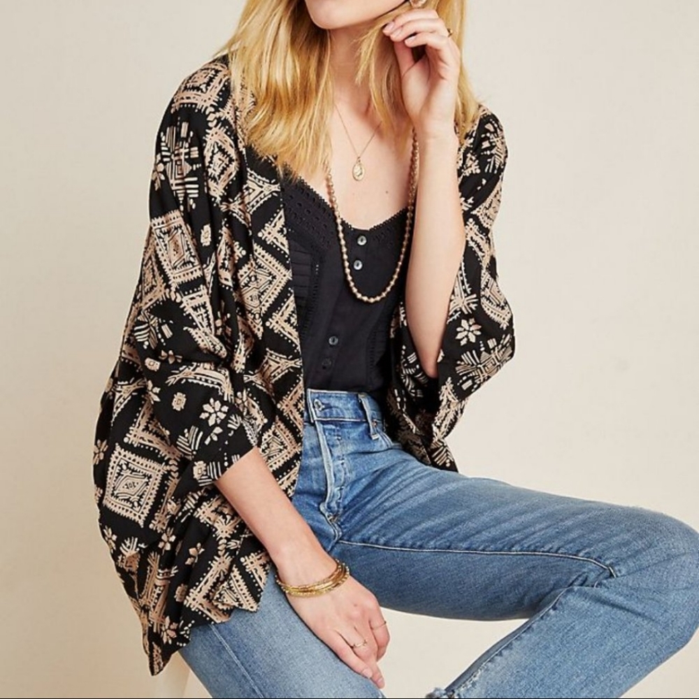 NEW Anthropologie Mason Kimono